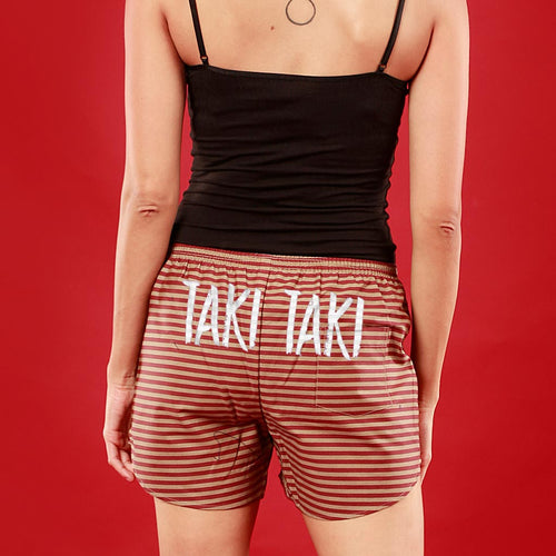 Taki Taki, Matching Striped Couple Boxers