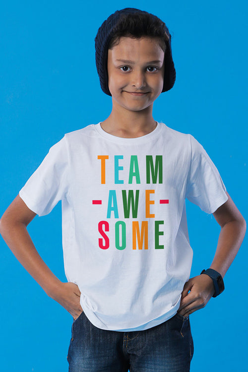 Team Awesome Mom & Son Tees  for son