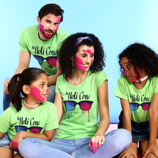 The Holi Crew Family Tees