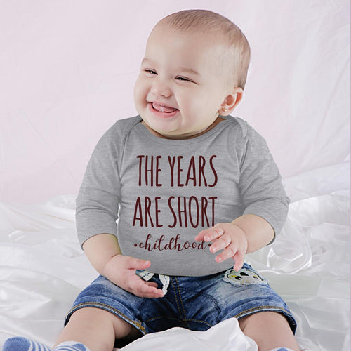 Years Are Short, Matching Tee And Babysuit For Mom And Baby (Boy)