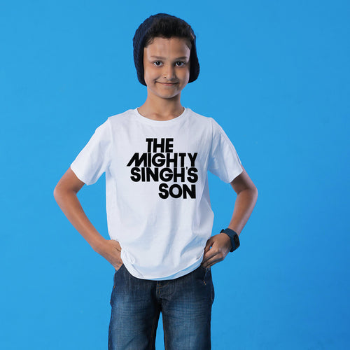 The Mighty Singh And His Son, Matching Punjabi Tees For Dad And Son