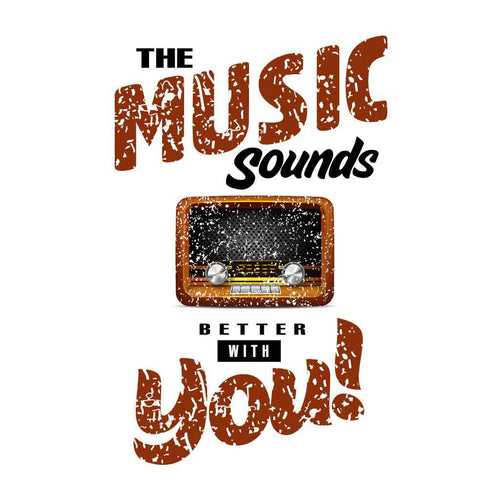 The Music Sounds Better With You Couple Tees