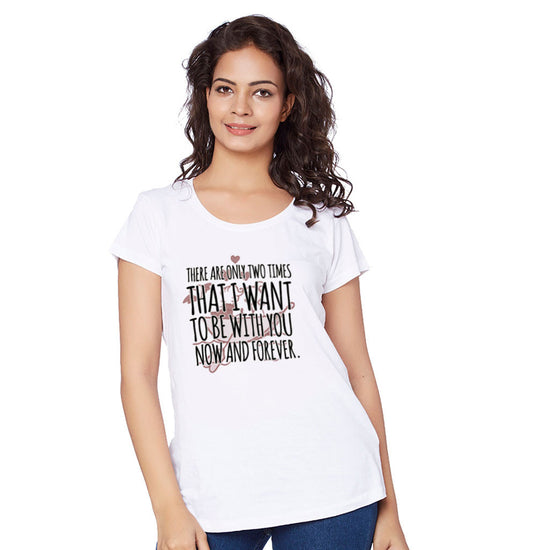 There Are Only Two Times Couple Tees for women
