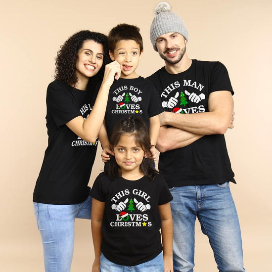 This Family Loves Christmas Family Tees