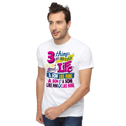 Three Things Are Needed For Life Dad & Son Tees