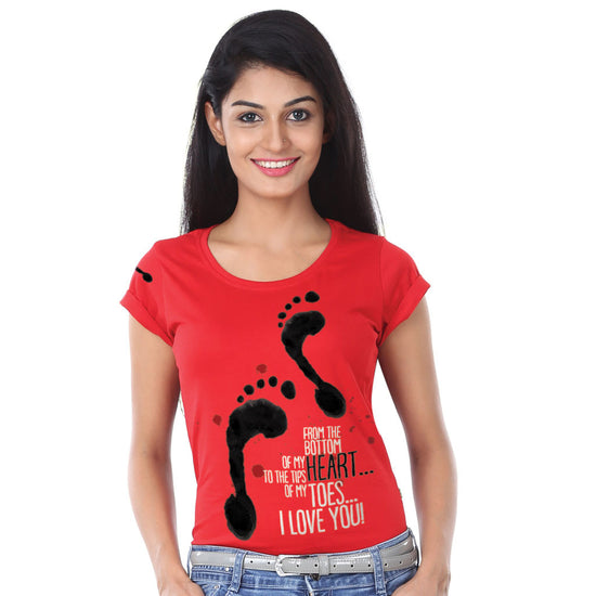 From The Bottom Of My Heart Couple Tees for women