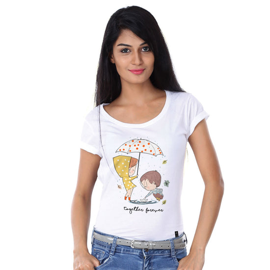 Together Fore Art  Couple Tees For Women