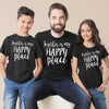 Together is my Happy Place Dad, Daughter and Son Tee