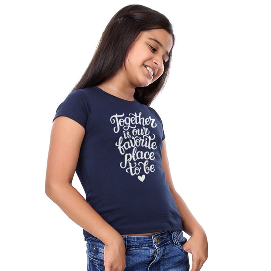 Together Is Our Favourite Place Family Tees for daughter
