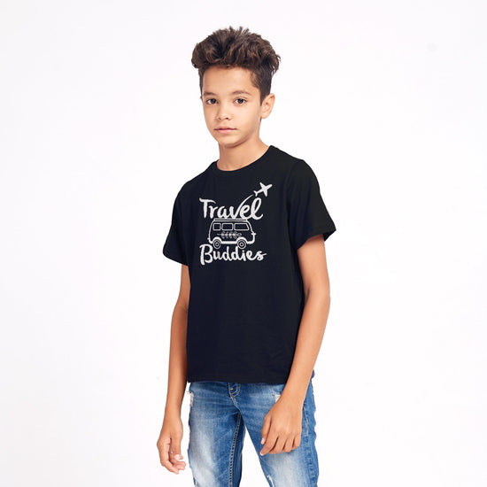 Travel Buddies Matching Family Tees for Son
