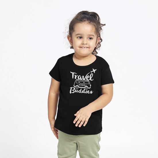 Travel Buddies Matching Family Tees for Kid Daughter