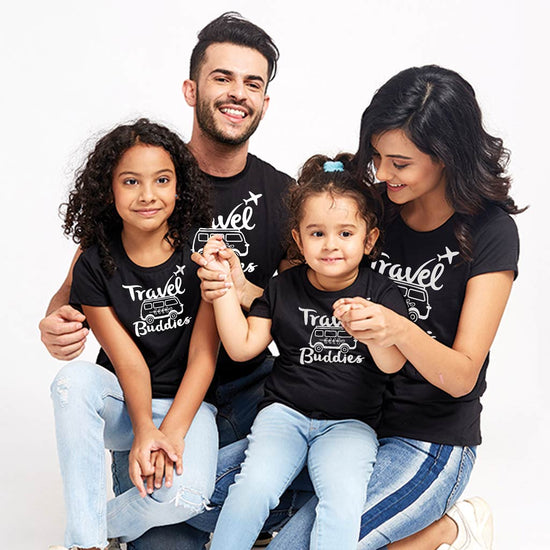 Travel Buddies Matching Tees For Family