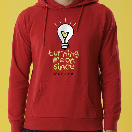 Turning Me On Personalised Hoodies For Couples