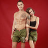 Me+U,  Matching Olive Green Couple Boxers