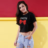 Beauty and Beast, Matching Crop Top For Women