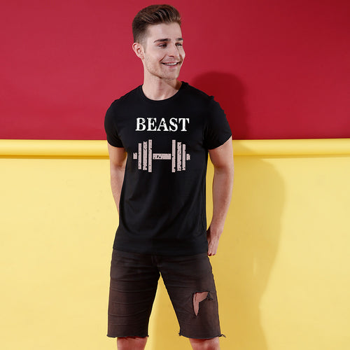 Beauty and Beast, Matching Couple Crop Tees