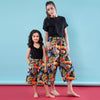 Tropical Parrots, Matching Palazzos For Mom And Daughter