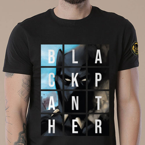 Black Panther (Black), Marvel Tee For Men