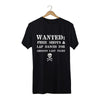 Wanted Free Shots & Lap Dance Tees for groomsmen