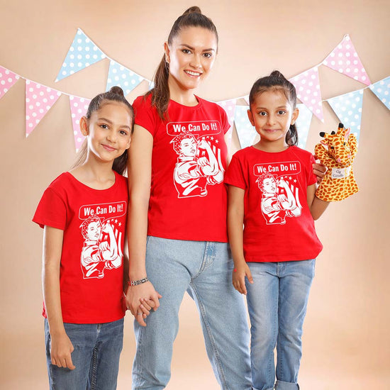 We Can Do It Mom And Daughters Tees