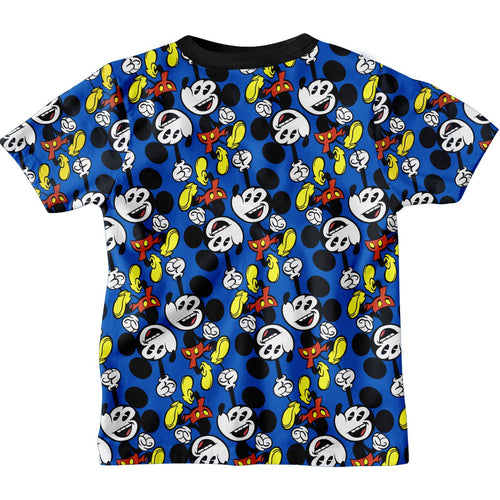 Blue printed Disney Mickey Mouse Boy’s Tshirt