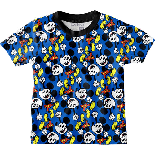 Blue printed Disney Mickey Mouse Boy’s Tshirt