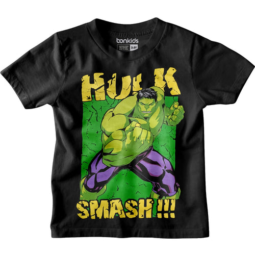 Hulk Black Boys Tshirt