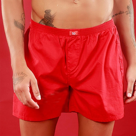 Bedroom Boss Similar Red Couple Boxers