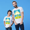 White Ride And Shine Father-Son Tees