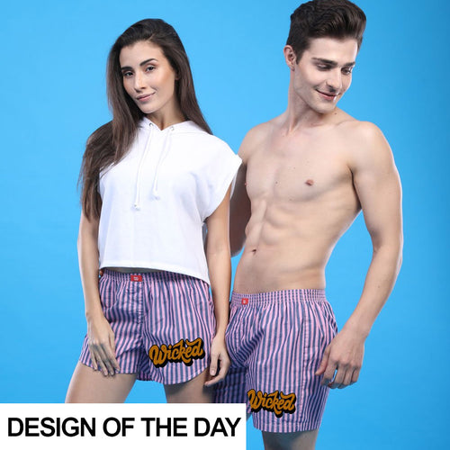 Wicked, Matching Stripped Couple Boxers