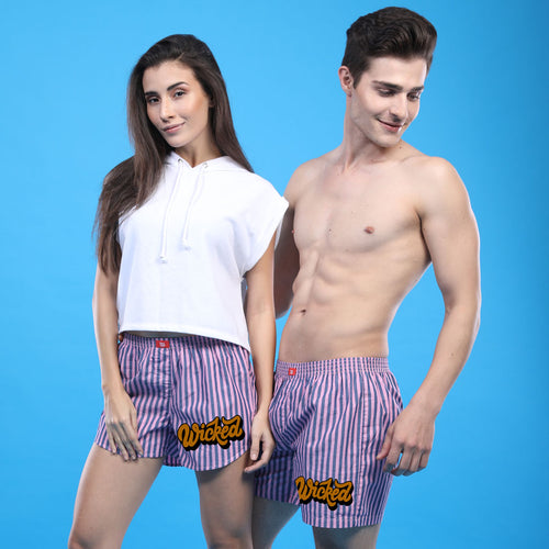 Wicked, Matching Stripped Couple Boxers