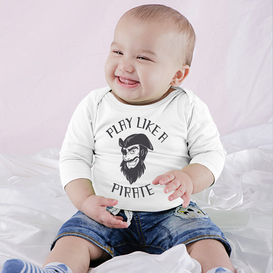 Play Like A Pirate, Matching Tee And Bodysuit For Baby (Boy)