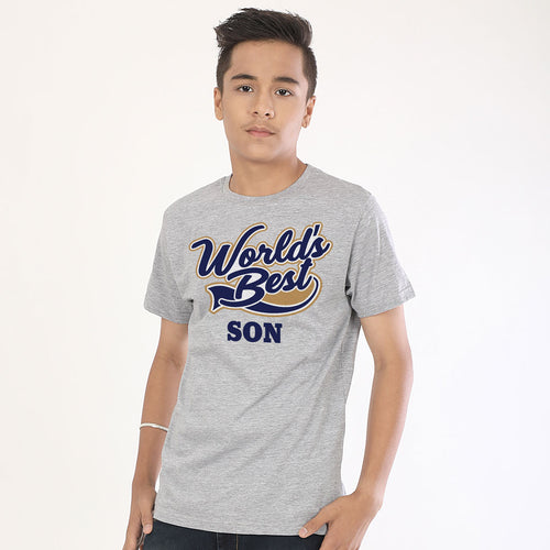 World's Best, Dad And Sons' Matching Tees For Big Son