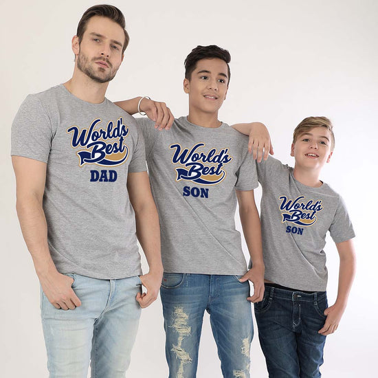 World's Best, Dad And Sons' Matching Tees