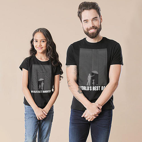 World's Best Dad And Daughter Matching Tees