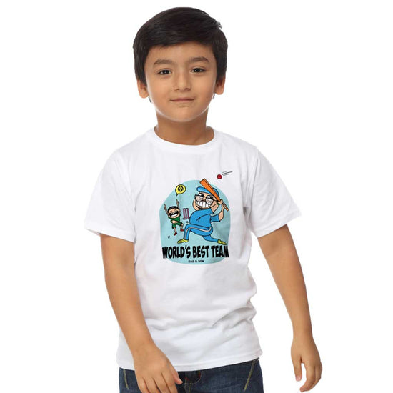 Worlds Best Team Dad And Son Tees For Son