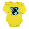 World's Best Bro/Sis, Matching Bodysuit And Tee For Brother