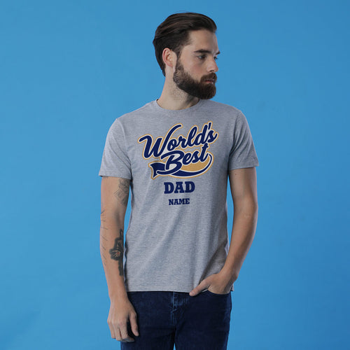 World's Best Dad, Personalized Tee For Dad