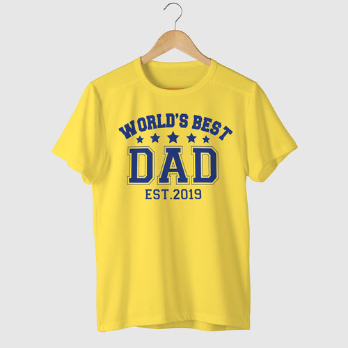 World's Best Dad, Customisable Tee For Dad