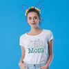 Worlds Best Mom (Cycle Print), Personalized Tee For Mom