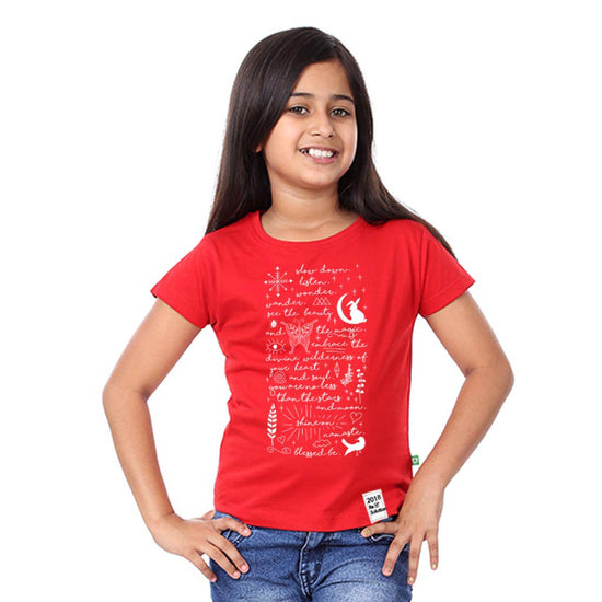 Slow Down Family Tees for daughter