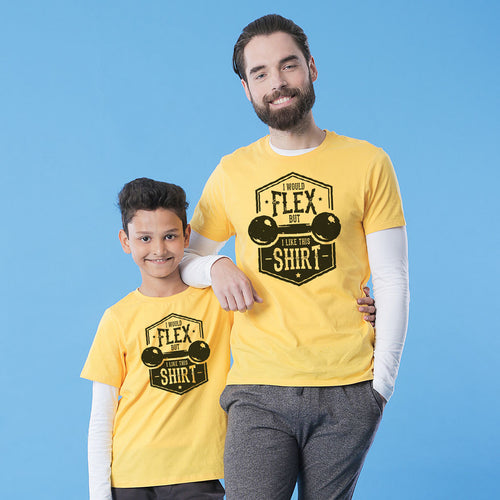 Yellow I Like This Shirt Dad & Son Tees