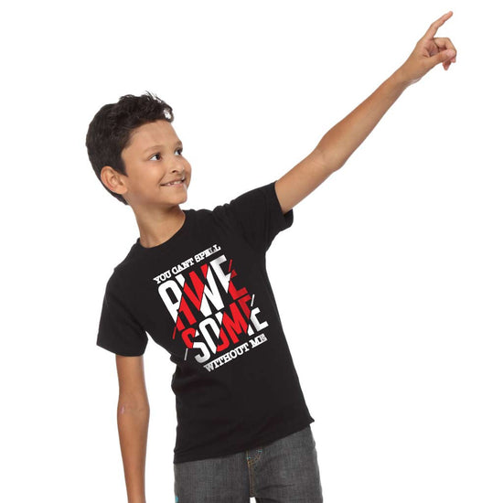 You Can't Spell Awesome Without Me Dad, Daughter and Son Tee For Son