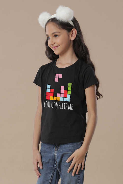 You Complete Me Mom & Daughter Tees For Daughter