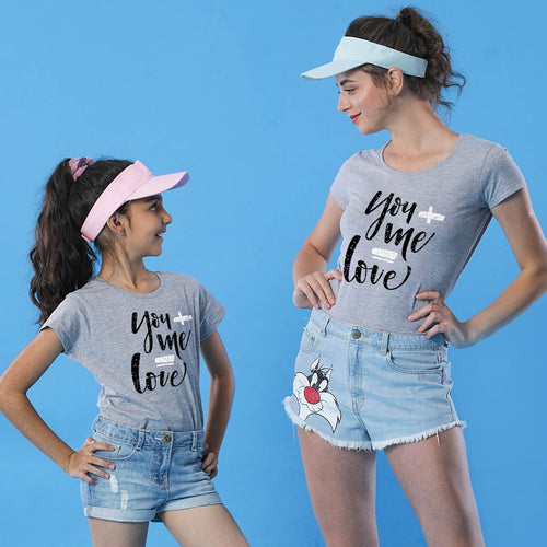 You Plus Me Mom & Daughter Tees