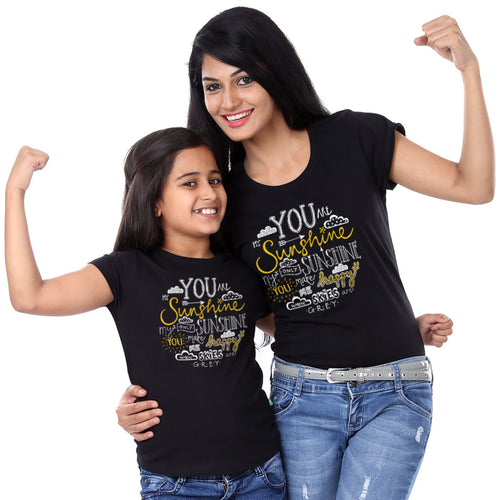 You Are My Sunshine Mom & Daughter Tees