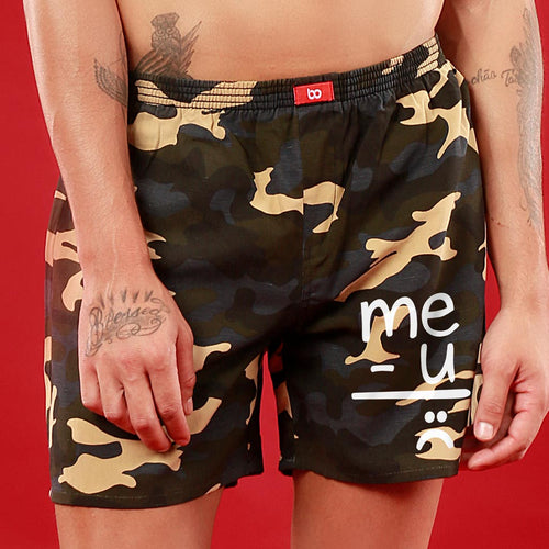 Me + U, Matching Camouflage Couple Boxers