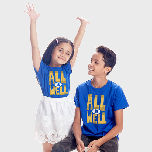 All Is Well, Matching Tees For Brother And Sister