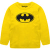 Batman Yellow Full Sleeve Boys Tshirt