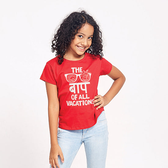 The Bap Of Vacations, Matching Travel Tees For Daughter
